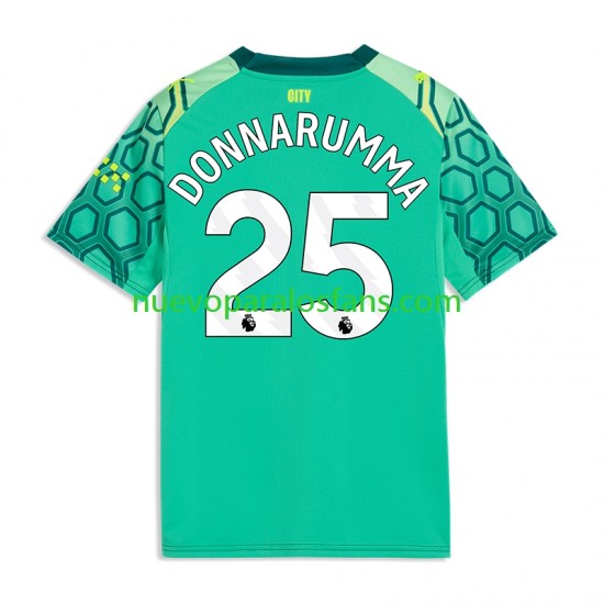 Camiseta de Fútbol Manchester City Gianluigi Donnarumma 25 Portero Hombre Casa 2026-2027 Manga Corta
