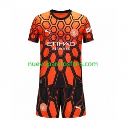 Camiseta de Fútbol Manchester City Portero Niño Tercera 2026-2027 Manga Corta