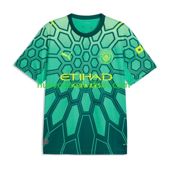 Camiseta de Fútbol Manchester City Portero Hombre Casa 2026-2027 Manga Corta