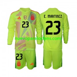 Camiseta de Fútbol Argentina Emiliano Martinez 23 Portero Niño Exterior 2024 Manga Larga