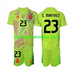 Camiseta de Fútbol Argentina Emiliano Martinez 23 Portero Niño Exterior 2024 Manga Corta