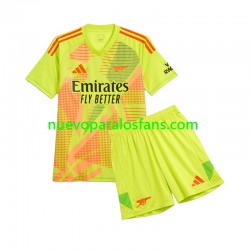 Camiseta de Fútbol Arsenal Portero Niño Casa 2024-2025 Manga Corta
