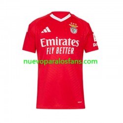 Camiseta de Fútbol Benfica Hombre Casa 2024-2025 Manga Corta