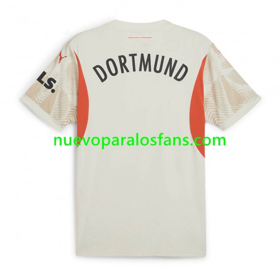 Camiseta de Fútbol Borussia Dortmund Portero Hombre Exterior 2024-2025 Manga Corta