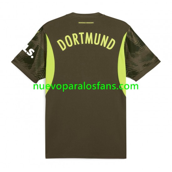 Camiseta de Fútbol Borussia Dortmund Portero Hombre Casa 2024-2025 Manga Corta