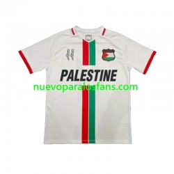Camiseta de Fútbol Club Deportivo Palestino Center Stripre Hombre Exterior 2024-2025 Manga Corta