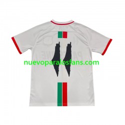 Camiseta de Fútbol Club Deportivo Palestino Center Stripre Hombre Exterior 2024-2025 Manga Corta