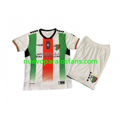 Camiseta de Fútbol Club Deportivo Palestino Niño Casa 2024-2025 Manga Corta