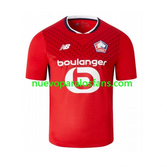 Camiseta de Fútbol LOSC Lille Hombre Casa 2024-2025 Manga Corta