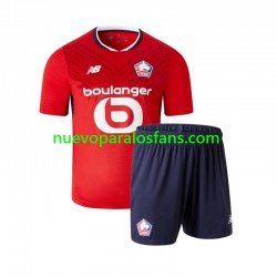 Camiseta de Fútbol LOSC Lille Niño Casa 2024-2025 Manga Corta