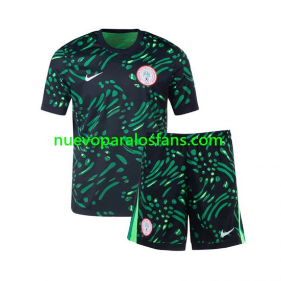 Camiseta de Fútbol Nigeria Niño Exterior 2024 Manga Corta