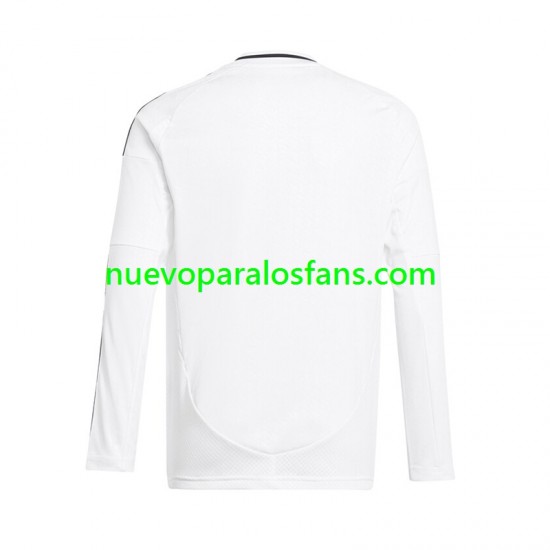 Camiseta de Fútbol Real Madrid Hombre Casa 2024-2025 Manga Larga