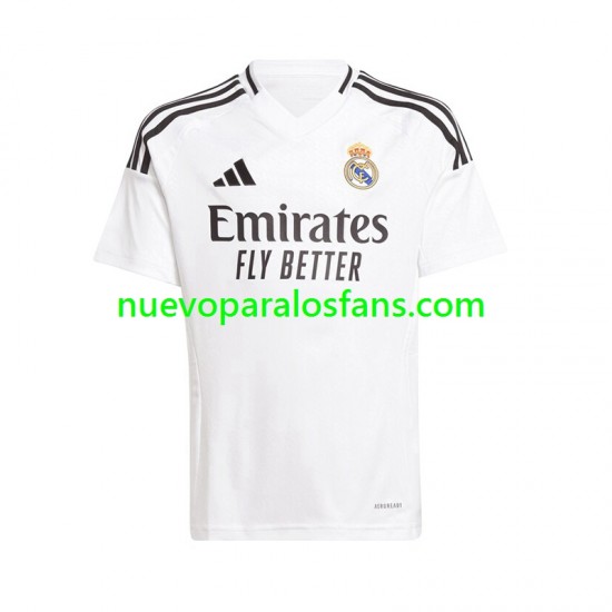 Camiseta de Fútbol Real Madrid Hombre Casa 2024-2025 Manga Corta
