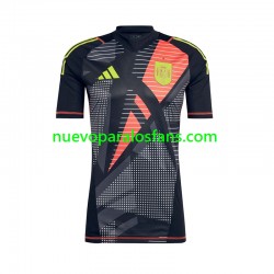 Camiseta de Fútbol España Portero Hombre Casa Euro 2024 Manga Corta