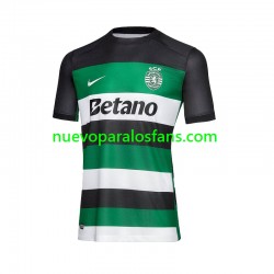 Camiseta de Fútbol Sporting CP Hombre Casa 2024-2025 Manga Corta