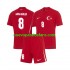 Camiseta de Fútbol Turquía Arda Guler 8 Niño Exterior Euro 2024 Manga Corta