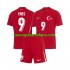 Camiseta de Fútbol Turquía Enes Unal 9 Niño Exterior Euro 2024 Manga Corta