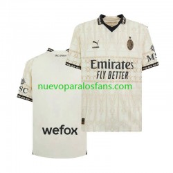 Camiseta de Fútbol AC Milan Hombre Cuarto 2023-2024 Manga Corta