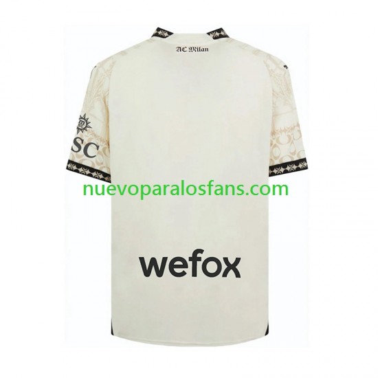 Camiseta de Fútbol AC Milan Hombre Cuarto 2023-2024 Manga Corta