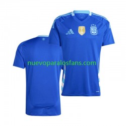 Camiseta de Fútbol Argentina Copa America Hombre Exterior 2024 Manga Corta