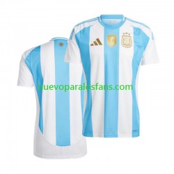 Camiseta de Fútbol Argentina Copa America Hombre Casa 2024 Manga Corta
