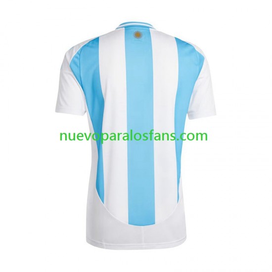 Camiseta de Fútbol Argentina Copa America Hombre Casa 2024 Manga Corta