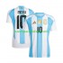 Camiseta de Fútbol Argentina Lionel Messi 10 Copa America Hombre Casa 2024 Manga Corta