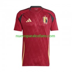 Camiseta de Fútbol Bélgica Hombre Casa Euro 2024 Manga Corta