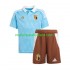 Camiseta de Fútbol Bélgica Niño Exterior Euro 2024 Manga Corta