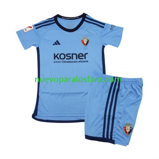 Camiseta de Fútbol CA Osasuna Niño Exterior 2023-2024 Manga Corta