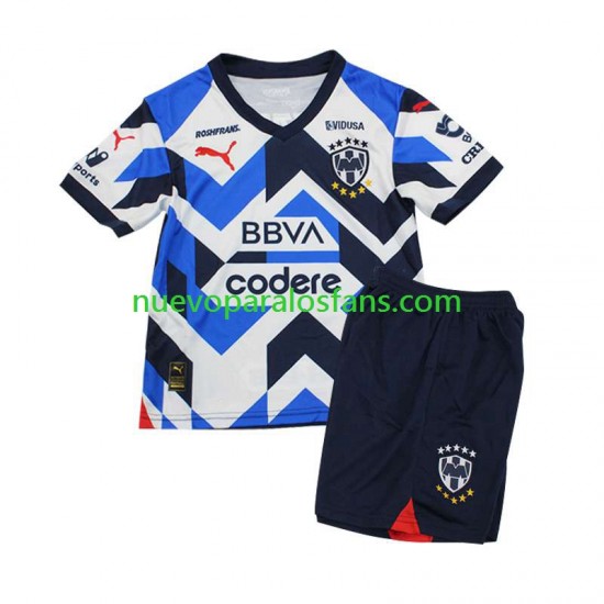 Camiseta de Fútbol CF Monterrey Niño Tercera 2023-2024 Manga Corta