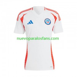 Camiseta de Fútbol Chile Copa America Hombre Exterior 2024 Manga Corta