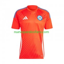 Camiseta de Fútbol Chile Copa America Hombre Casa 2024 Manga Corta