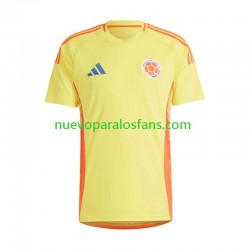 Camiseta de Fútbol Colombia Copa America Hombre Casa 2024 Manga Corta