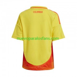 Camiseta de Fútbol Colombia Copa America Hombre Casa 2024 Manga Corta