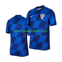 Camiseta de Fútbol Croacia Hombre Exterior Euro 2024 Manga Corta