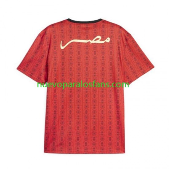 Camiseta de Fútbol Egipto Hombre Casa 2024 Manga Corta