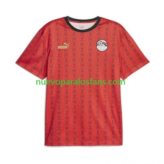 Camiseta de Fútbol Egipto Hombre Casa 2024 Manga Corta