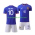 Camiseta de Fútbol Francia Mbappé Kylian 10 Niño Casa Euro 2024 Manga Corta