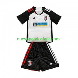 Camiseta de Fútbol Fulham Niño Casa 2023-2024 Manga Corta