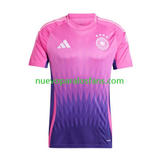 Camiseta de Fútbol Alemania Hombre Exterior Euro 2024 Manga Corta