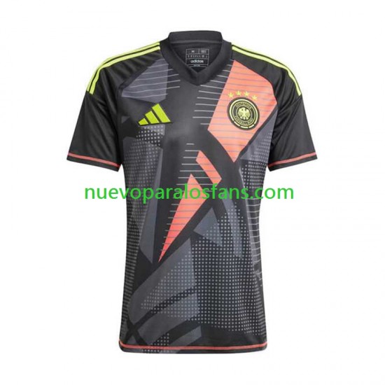 Camiseta de Fútbol Alemania Portero Hombre Casa Euro 2024 Manga Corta