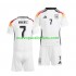 Camiseta de Fútbol Alemania Havertz 7 Niño Casa Euro 2024 Manga Corta