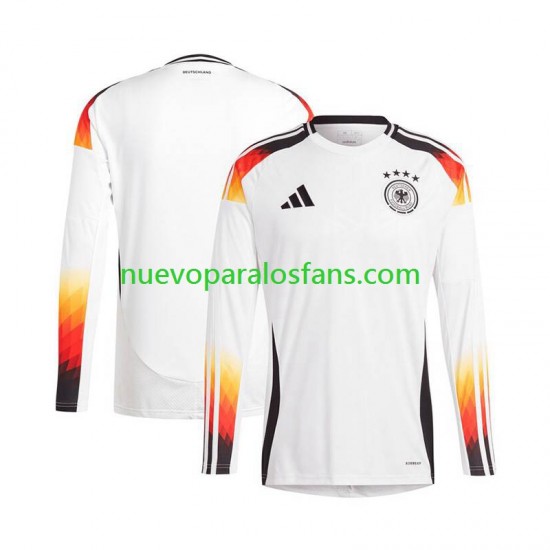 Camiseta de Fútbol Alemania Hombre Casa Euro 2024 Manga Larga
