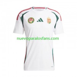 Camiseta de Fútbol Hungría Hombre Exterior Euro 2024 Manga Corta