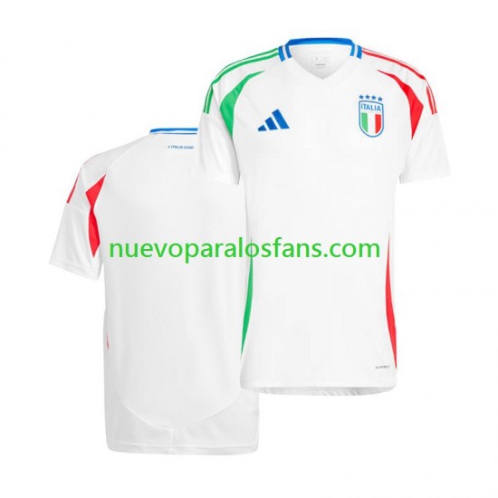 Camiseta de Fútbol Italia Hombre Exterior Euro 2024 Manga Corta