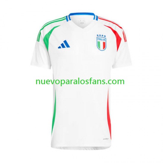 Camiseta de Fútbol Italia Hombre Exterior Euro 2024 Manga Corta