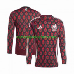 Camiseta de Fútbol México Copa America Hombre Casa 2024 Manga Larga