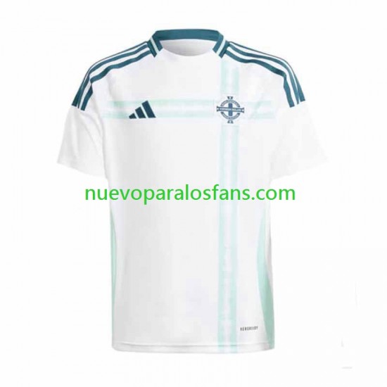 Camiseta de Fútbol Irlanda Del Norte Hombre Exterior 2024 Manga Corta