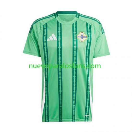Camiseta de Fútbol Irlanda Del Norte Hombre Casa 2024 Manga Corta